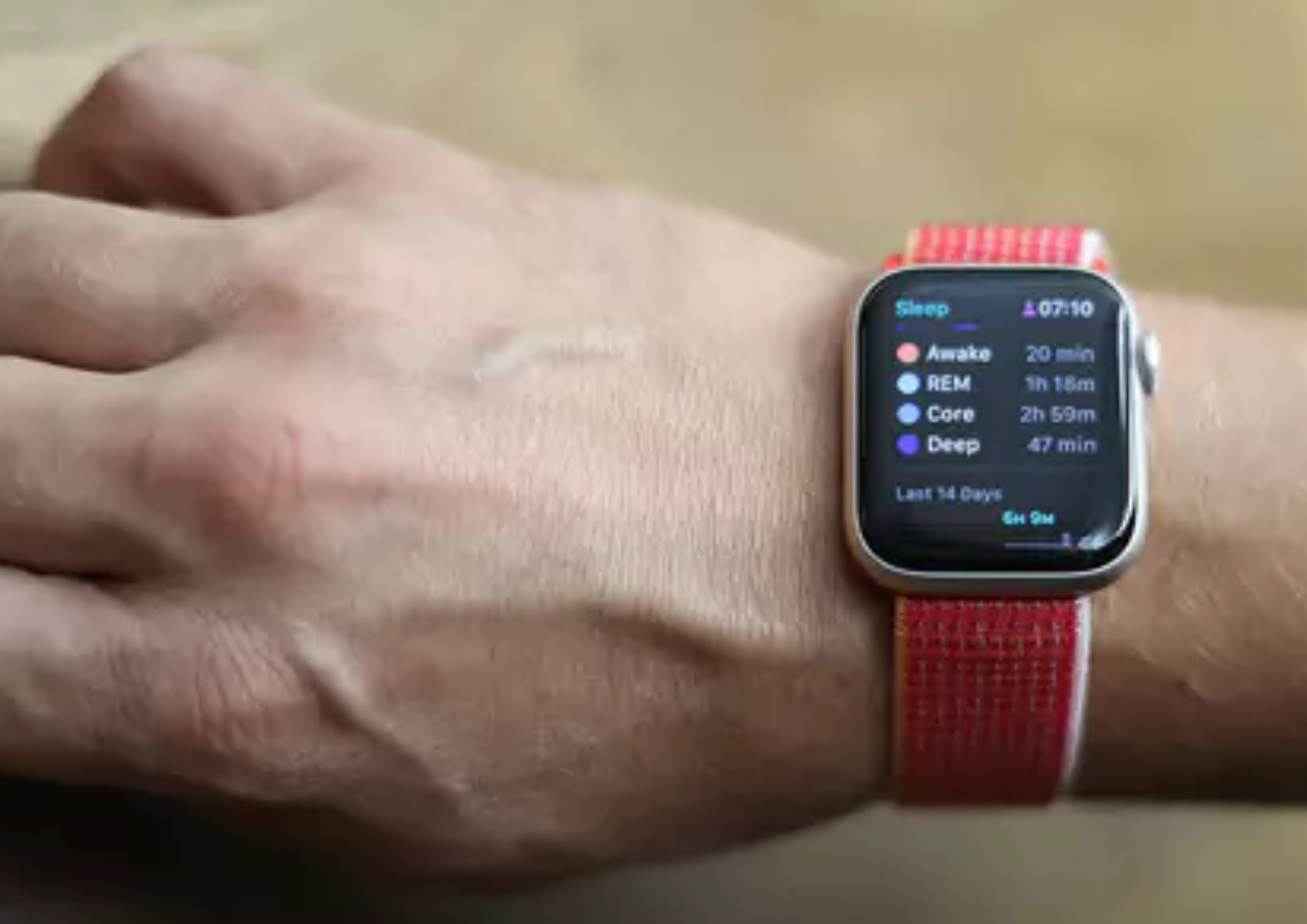 apple watch phases de sommeil